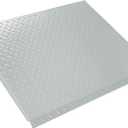 Height Adjustable Door Ramp, Door ramp for 3, 5 to 7.5 Threshold or Steps, Heavy Duty Door ramp for Wheelchairs Walkers Scooters(27.6" L*37.4" W, Alloy Steel, Max 800LBs)