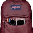 JanSport 26L Superbreak One – Durable Backpack, Cherry Lacquer, One Size