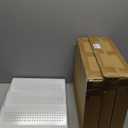 Expandable Metal Spice Drawer Organizer, 3-Tier Slanted Seasoning Jars Tray for Kitchen Cabinet Drawers Insert/Countertop (Jars not included)- 3Tier, 2packs/White