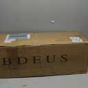 BDEUS Dual Layer 5 Inch Memory Foam Mattress Topper Queen Size, 2 Inch Gel Memory Foam Plus 3 Inch 1450 GSM Down Alternative Quilted Pillow Top Mattress Pad Cover,Dark Gray