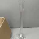 Inbagi 10 Pcs Eiffel Tower Vase for Wedding Centerpieces 20 Inch Clear Tall Skinny Vases Glass Flower Stand Floral Container for Living Room Home Crafts Wedding Reception Birthday Baby Shower Decors
