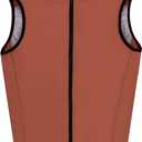 Coconut Ropamo Men's Cycling Vest Windproof Waterproof Cycling Gilet Sleeveless Bicycle Gilet Bike Vest Tops Ultralight (XX-Large, Brick Red)