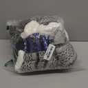 Liitrsh 6 Pairs Men's Fuzzy Slipper Socks with Grip Winter Non Slip Fluffy Winter Warm Lamb Fleece Socks for Holiday Gifts, Novel Style