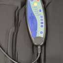 COMFIER Massage Seat Cushion, Back Massager with 8 Vibration Nodes & 5 Modes, Adjustable Chair Massage Pad with Heat for Home Office, Heated Chair Pad,Gifts for Men,Women (Dark Black)