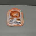 2 x DreamGenius Travel Razors for Women Include 1 Handle and 5 Cartridges, Extra Smooth 5-Blade Travel Essentials Razor with Case for Shaving, Orange