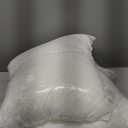 Siluvia 18"x18" Pillow Inserts Set of 2 Decorative Square Throw 18" Pillows with 100% Cotton Cover for Sofa, Couch, and Bed - White