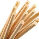 HOPELF 10PCS Dowel Rods Wood Sticks Wooden Dowel Rods - 1/2 x 36 Inch Bamboo Sticks - for Crafts，Hardwood Dowel Rod Assortment，Wooden Rod Sticks Doweling Rods， DIYers.