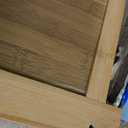 Large WiFi Router Storage Cabinet 23.6" x 32.3" x 9.8",3-Tier Bamboo Rattan Standing Modem Organizer Box for Home & Office, No Back Panel (Walnut