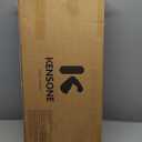 KENSONE 40"/48" Foldable Mini Trampoline, Indoor Trampoline for Kids, Adults Indoor/Garden Workout, Fitness Rebounder with Adjustable Foam Handle, Max Load 330/450 lbs (Black)