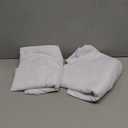 RYB HOME Linen Sheer Curtains for Living Room Textured Semi Sheer Curtains Large Window Treatment for Bedroom Patio Door, White, 52 inch Width x 108 inch Length, 2 Panels