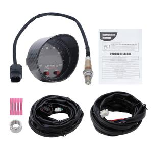 Geloo X Series 30-0300 Wideband UEGO Air Fuel Ratio Gauge - 52mm (2-1/16"), Upgraded Digital AFR Controller, LSU Sensor Kit