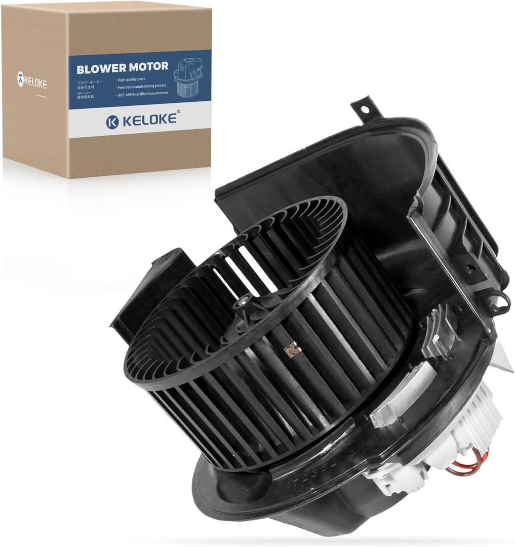 KELOKE Front HVAC Heater Blower Motor Fan Compatible with BMW