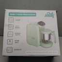 Chefhandy Baby Food Maker with Stainless Steel Steam Basket, 5-in-1 Baby Food Processor, Steamer & Blender, Auto Cooking, Pureeing, Reheating & Steam Cleaning, BPA-Free, 6 Reusable Pouches, Green