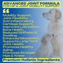 2 x Glucosamine Joint Supplement for Dogs Joint Pain Relief Glucosamine Chondroitin MSM & Turmeric Hip & Joint Support Chews for Large & Senior Dogs 120 Ct