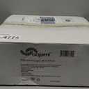 48 piece Stemless Unbreakable Crystal Clear Plastic Glasses Set of 48 Small (10 Ounce - Gold Rim)