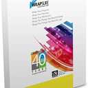 USI WrapSure Thermal (Hot) Laminating Pouches/Sheets, Menu Size, 5 Mil Thick, 12 x 18 Inches, Clear Gloss, 100-Pack