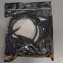 XLR Cables, 3ft 2 Pack Microphone Cable, XLR Male to Female Balanced Microphone Cord 3 pin, 3 Foot Short mic Cord Oxygen-Free Copper (OFC) Nylon Braided (Black-White)