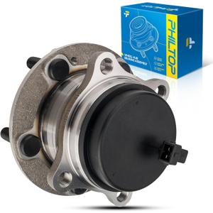 PHILTOP 512326 x1 FWD Rear Wheel Bearing Hub Assembly for Hyundai Santa Fe | for 2007-2020 Hyundai Santa Fe, 2011-2015 Kia Sorento, 2013-2018 Hyundai Santa Fe Sport, 2007-2012 Veracruz W/ABS 5 Lugs