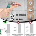 LEIFIDE 490 Pcs Self Drilling Drywall Anchors Screws, 4 Sizes Expansion Screws and 2 Sizes Wall Anchors, 2026 Upgraded Zinc Plated Steel No Drill Needed for Wall Hanging, Easy to Install