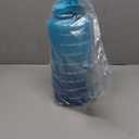 HydroPal 1 Gallon Water Bottles with Straw, 128 oz Water Bottle BPA Free Innovative 2-IN-1 Lid Gym Bottle with Times to Drink Motivational, Large for Sports Fitness Camping Water Jug （13.8X5.5 inch）