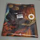 Happy Fall Large Banner Autumn Harvest Thanksgiving Decorations 118x20 Inch for Home Party Backdrop Pumpkin Sunflower Leaves Design Long Polyester Fabric Holiday Banner For gifts