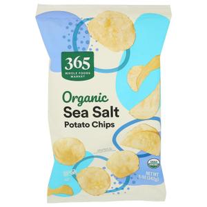 3 x 365 By Whole Foods Market, Organic Sea Salt Potato Chips, California Only, 5 Ounce (EXP 09/01/26)