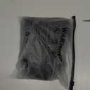 GORGLITTER Women's Sexy Ruched Deep V Neck Long Sleeve Bodysuit Plunging Neckline Leotard Shirts (Black) XL