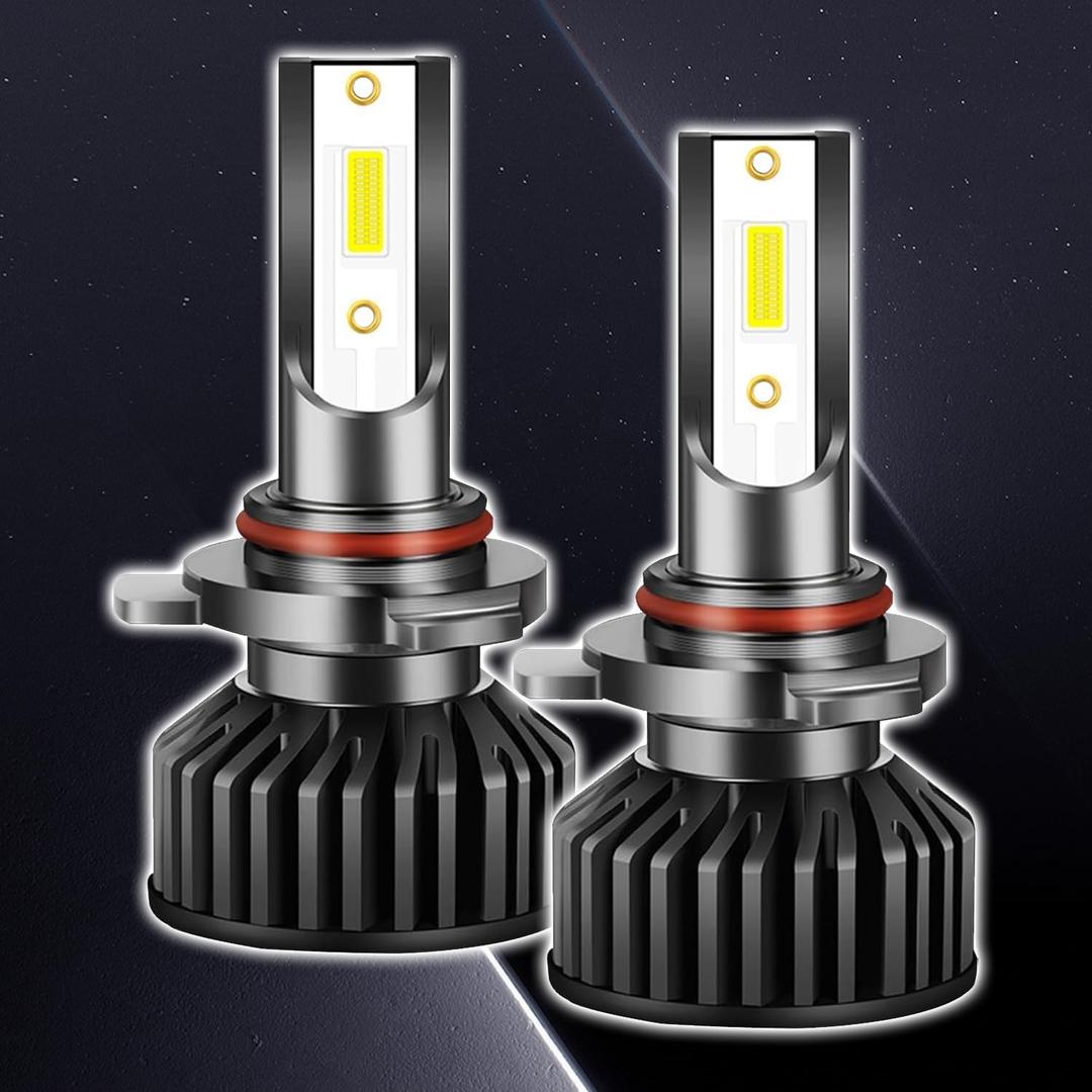 9006 Light Bulbs Compatible for 2006-2015 Toyota RAV4 Super Brightness 6000K Car Front led Headlight With Built-In Driver, High and Low Beam Fog Light Bulbs Replacement, Plug and Play - Pack of 2