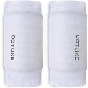 Volleyball Elbow Pads for Adult Youth, Volleyball Arm Sleeves Elbow Pads for Floor Burns and Bruises, Non-Bulky Elbow Pad Protection Comfort Flexible, One Size