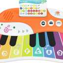 Baby Piano Keyboard for Toddlers 1-3, Touch Sensor Toddler Piano Toy for Baby Musical Toy w/ 3 Modes, 12 Melodies, Music Card Girl Toy Kid Keyboard, Birthday Christmas for 1-4 YearsColor Random
