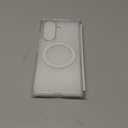 for Galaxy Z Trifold Case Clear Compatible with MagSafe, Built-in 2 Hinge Protector, Magnetic Slim Fit Crystal Transparent Skin Cover Anti-Yellowing Anti-Slip (Clear)