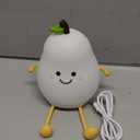 Night Light for Kids, 7 Color Changing BPA-Free Silicone Lamp with Touch Control, Eye Protection, Rechargeable Battery, Soft & Safe Nursery Lamp for Boys & Girls (Pear)