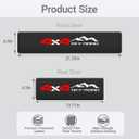 Door Sill Protector Compatible with Ford Bronco 4 Door 2021-2026 - Carbon Fiber Style, 4 Pack - Scratch & Dust Protection