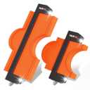 VARSK Contour Gauge Profile Tool with Light 5+10 Inch - Super Duplicator Shape and Outline Tool, Gifts for Men Dad Him, Cool Gadgets for Men DIY Handyman, Home Improvement Measuring Woodworking Tools