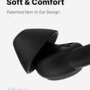 2 x Afflatus Ear Plugs for Sleeping Noise Cancelling, 2 Pairs (S+L) Comfortable Reusable Noise Reduction Ear Plugs, Earplugs for Sleep, Snoring (Pure Black)