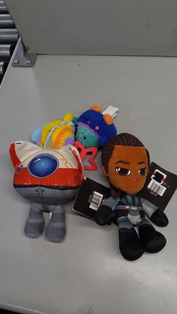 4 Pack Stuffed Toys