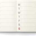 JSTORY Big Personal Wide Spaces Weekly Planner 28 Sheets Black