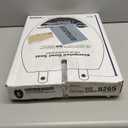 5321A65CT.020 Elongated Toilet Seat Replacement for American Standard Traditional Slow Close Toilet Seat Replacement Parts, Soft Close Toilet Bowl Seat Cover and Lid, White