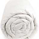 Lammal Loe's Four Season Down Alternative Double Fill Duvet Comforter Set, Full/Queen Size, White/White