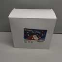 175pcs Christmas Dinnerware Set Disposable for 25 Guests, Blue and White Christmas Plates Includes 25 Dinner Plates, 25 Blue Snowflake Dessert Plates, 75 Silverware Set, Cups and Place Cards