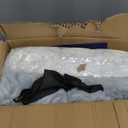 Boho Ottoman Living Room Furniture 20"x15" Large Round Ottomans Pouf Couch Foot Rest Grey Pouf Ottoman Foot Rest with Foam Chunk Filling Pouffe Ottomans Stuffed Foot Rest Poufs for Couch