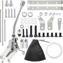 TH350 Transmission Shifter Fit For GM Turbo 350 Automatic Transmissions Complete Kit, 12" Stick