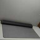 LEKEEPGO Ultra Thin Indoor Door Mat 36"x59", Low-Profile Door Mat Indoor Entrance, Non Slip Rubber Backing Inside Doormat Washable Welcome Front Entryway Dirt Trapper Entry Mat, Grey