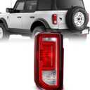 Driver Side Tail Light Compatible with Ford Bronco 2021-2025 OE Factory Style Halogen ModelNo Bulb