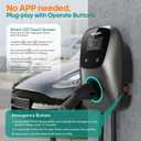 Level 2 EV Charger(WiFi APP/Plug-Play), 40A Nema 14-50 Plug, 25ft Cable ETL Certified, Home Level 2 EVSE Car Charger w/ J1772 Connector, Electric Vehicle Charging Stations (40)