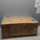 Faux Leather Storage Ottoman Bench, Rectangle Upholstered Footstool with Storage