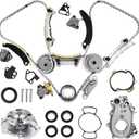 3.6 Timing Chain Kit with Water Pump & Oil Pump 9-0753S Compatible With 2007-2015 Cadillac Buick Gmc Chevy Pontiac Saturn Saab Suzuki 3.6L 3.0L Replace# 12603745 Cadena De Tiempo Kit