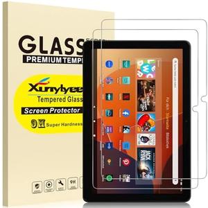 XunyLyee 2 Pack, Screen Protector for 10 Kids/ 10 Kids Pro 10.1" Tablet 2023 [238.4 * 157.1mm/ 9.39 * 6.19 inch] Tempered Glass Film