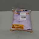 Lelepet Reversible Dog Coat Waterproof Dog Jacket Windproof Puffer Vest for Winter Warm Lightweight Coats for Small Dogs Adjustbale Hook & Loop Pet Apparel with Leash Hole, Pug, Purple, M