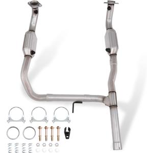 Catalytic Converter Kit Compatible with 2004-2006 F150 5.4L & Mark LT 2006-2008 5.4L V8 engine 4WD Transmission, Reference OE 53569 50553 30494 30495 645218 645217EPA Compliant